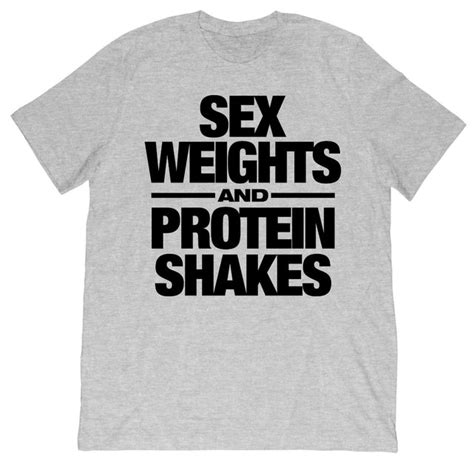 Lol Sex Weights Protein Shakes Tee Merchlabs
