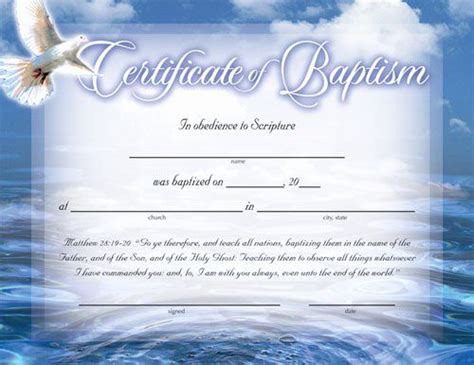 roman catholic baptism certificate template lovely certificate  baptism certificates church