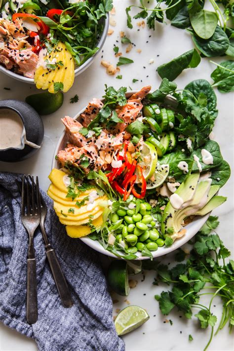 Only takes ten minutes to prepare, and it's robust enough to serve as a main or to satisfy your midnight salty snack craving. Coconut Rice Salmon Bowl | The Modern Proper | Recipe in 2020 | Salmon bowl, Summer fruit ...