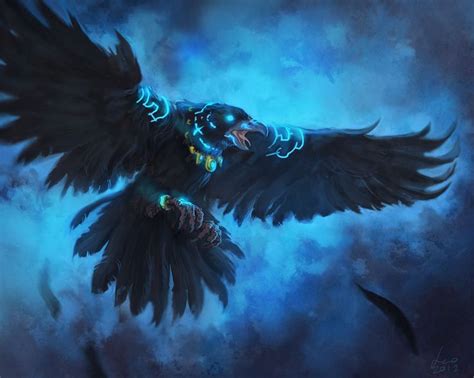 Raven Familiar By Dleoblack On Deviantart Mythical Creatures Art