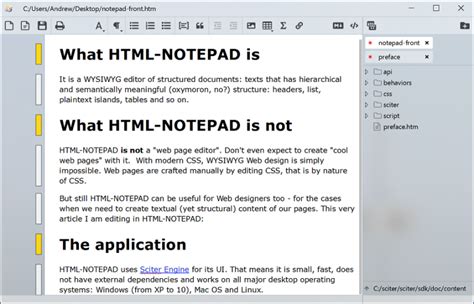 HTML Notepad - HTML WYSIWYG editor for the rest of us