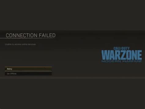 How To Fix Warzone When It Wont Connect To Online Services