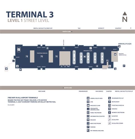 Terminal 4 Phoenix Airport Map Gates