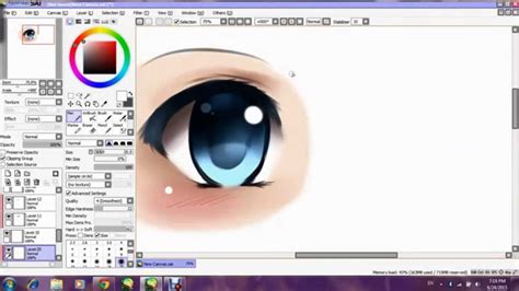 How to draw anime eyes on ms paint. Paint tool SAI Tutorial - How To Draw Anime Girl Eye - YouTube