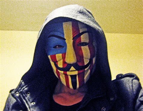 Planet Palm Beach Anonymous American Flag Guy Fawkes Mask