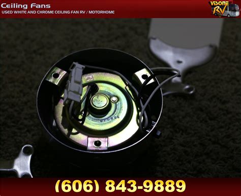 To save your time, in this post, we will offer the top 8 best. RV Interiors USED WHITE AND CHROME CEILING FAN RV ...