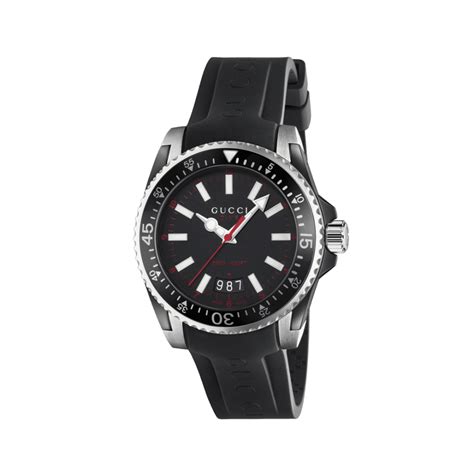 Browse the latest collections, explore the campaigns and discover our online assortment of clothing and accessories. Gucci Gents Dive Black Dial Black Rubber Strap Quartz Watch