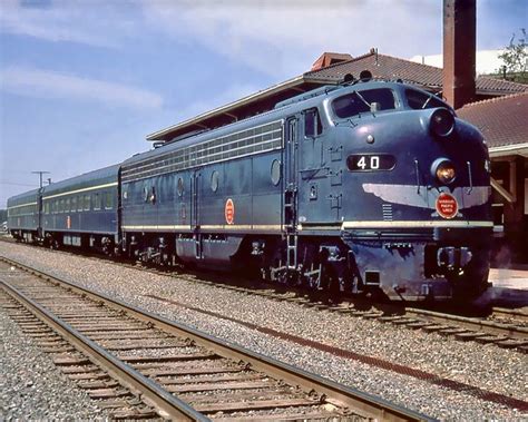 Missouri Pacific Railroad Emd E8a Diesel Electric Passenger Train