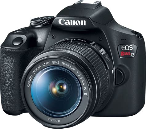Canon Eos Rebel T7 Dslr Video Two Lens Kit With Ef S 18 55mm And Ef
