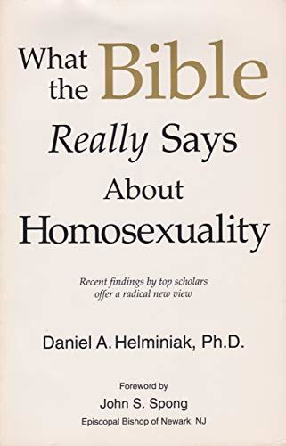 What The Bible Really Says About Homosexuality By Helminiak Daniel A
