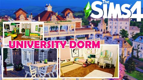 🌸 Britechester University Housing Dorm The Sims 4 Speed Build 🌸