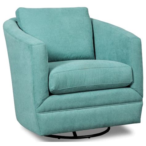 Be bold with your living room design ideas. Craftmaster Accent Chairs Swivel Barrel Chair - Darvin ...