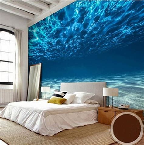 Customized Modern 3d Underwater Ocean Floor Theme