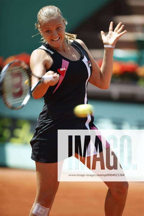 Agnes Szavay Ungarn Tennis Damen French Open 2009 Grand Slam Wta Tour Einzelbild Roland Garros