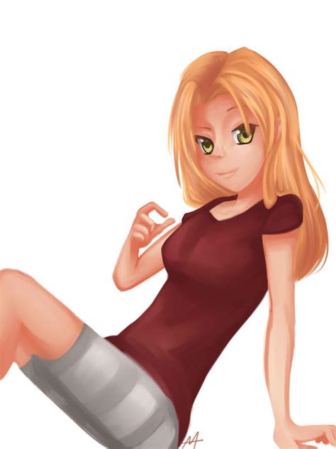 Anime Girl Painting By Megamooni On Deviantart