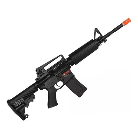 Rifle Airsoft Elétrico Aeg M4a1 Blow Black Full Metal Asr101 Combat