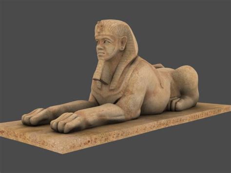 egyptian statues 3d model 3ds max object files free download cadnav