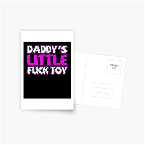 Daddys Little Fuck Toy Sexy Bdsm Ddlg Submissive Dominant Postcard For Sale By Cameronryan