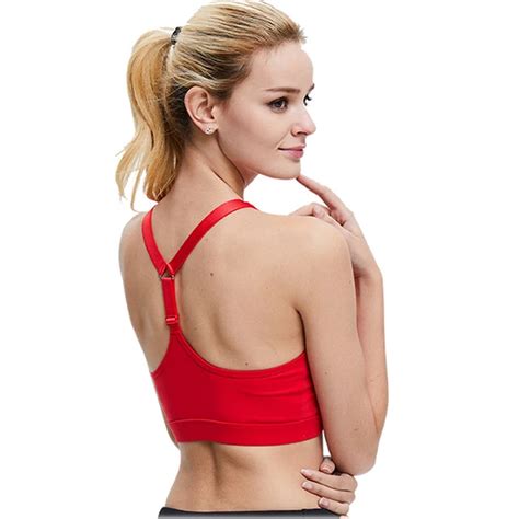 Sexy Backless Sports Bra For Women Running Fitness Athletic Vest Shockproof Sport Bra Mesh Yoga