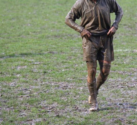 Muddy Rugby Player Stock Image Image Of Rugby Dirty 1712021
