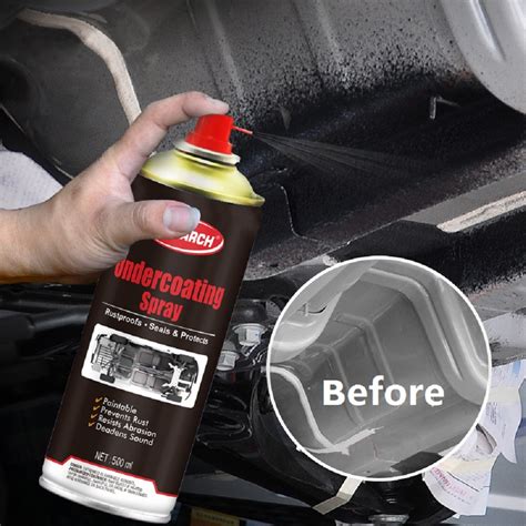 Car Underbody Rust Proof Rubberized Undercoating Spray Paint Vehicle