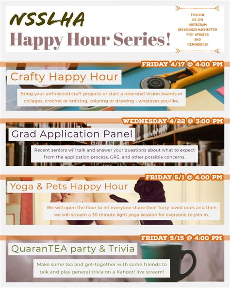 attend the lurie college nsslha virtual happy hours sjsu lurie college of education blog