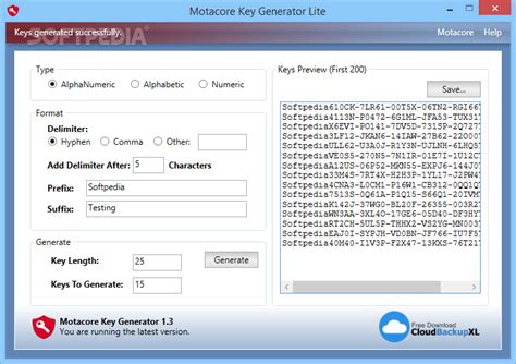 Download Motacore Key Generator Lite