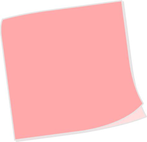 Pink clipart notepad, Pink notepad Transparent FREE for ...