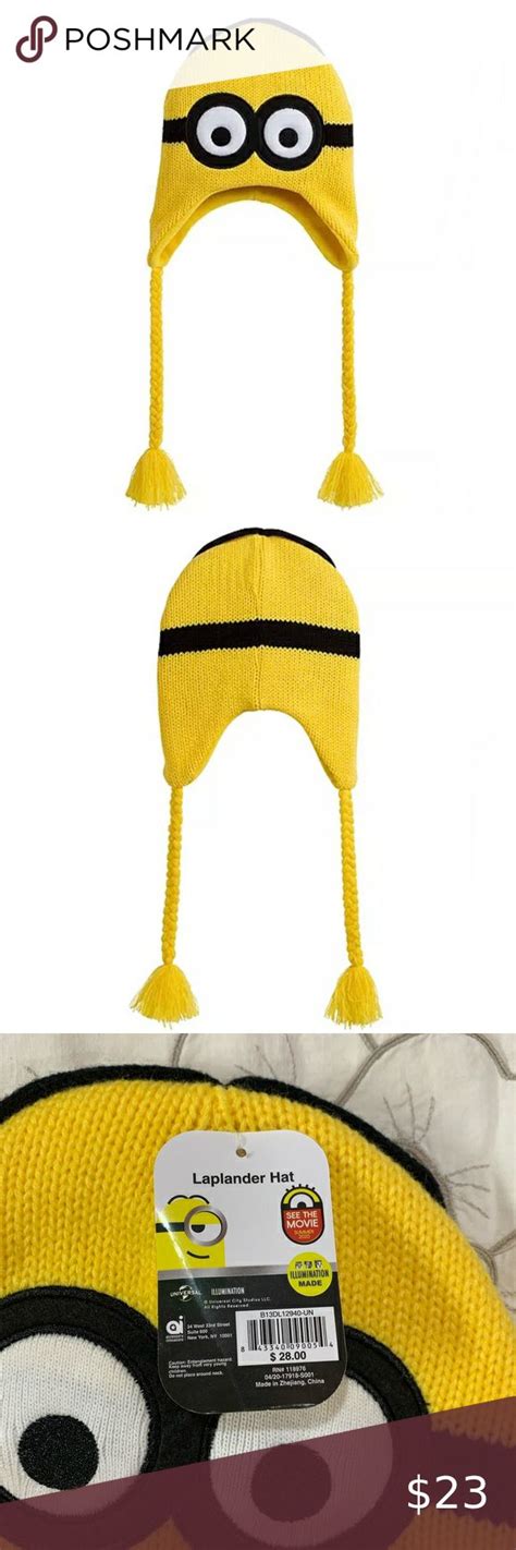 Despicable Me Minion Knit Beanie Hat Despicable Me Knit Beanie Hat