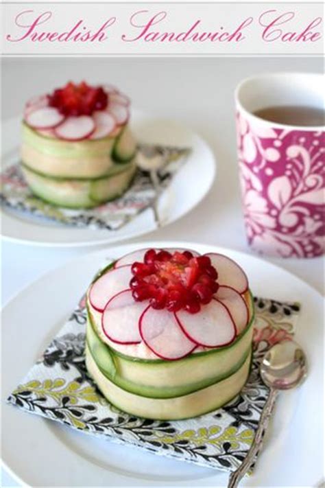 Unfortunately when we think of cake alternatives — especially of the birthday cake variety — most of us automatically revert to pie. Swedish Sandwich Cake recipe @ Not Quite Nigella