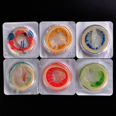 6pcs Adult Sensitive Orgasm Latex Condoms Dotted Ribbed Stimulate Vaginal Uk Ebay
