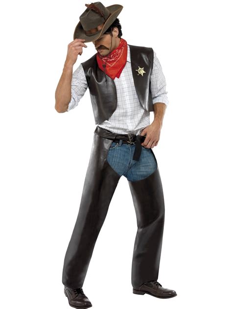 Adult Village People Cowboy Costume 36238 Fancy Dress Ball