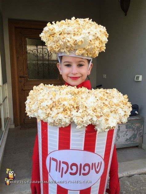 What A Cool Diy Popcorn Costume And Ceiling Lampshade Popcorn