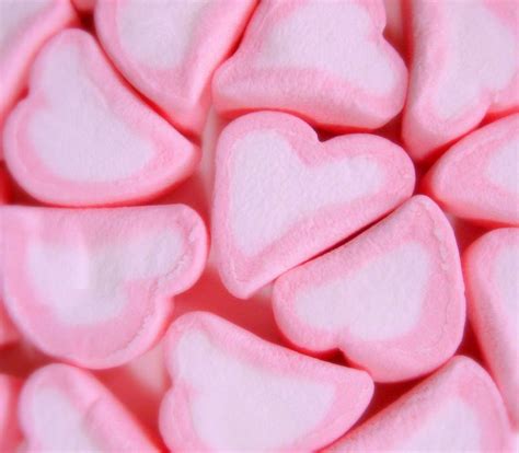 Pink Heart Marshmallows Pink Heart Tickled Pink Marshmallow Heart