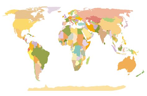 √100以上 World Map Blank Countries 235420 World Map Outline With