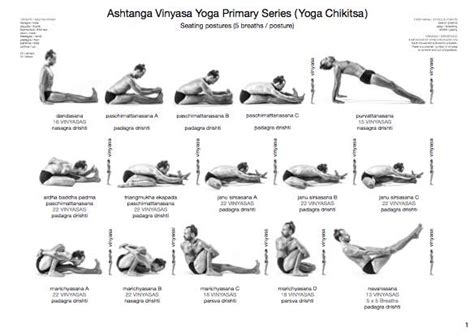 Ashtanga Yoga Primary Series Seated Poses Elcho Table