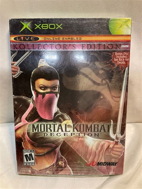 Mortal Kombat Deception Kollectors Edition Microsoft Xbox 2004