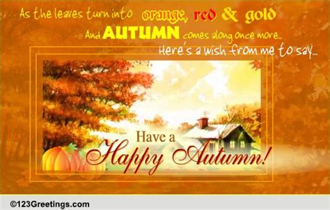 Have A Happy Autumn Free Happy Autumn Ecards Greeting Cards 123