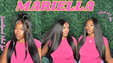 26” Bust Down Middle Part 13x6 Sensationnel What Lace’ Mariella Get The Look For Less