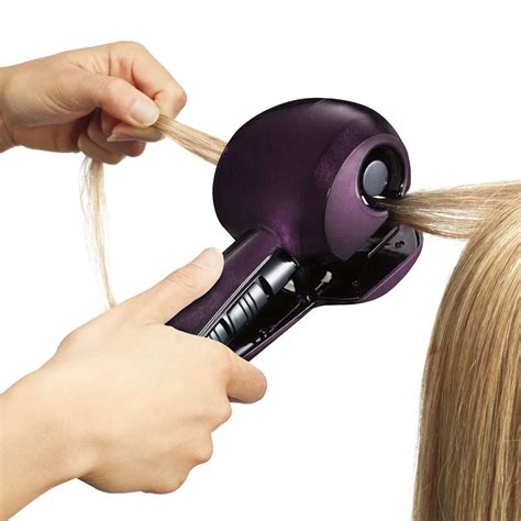 The Time Saving Volumizing Hair Curler Hammacher Schlemmer