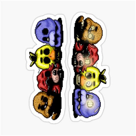 Fnaf 2 Stickers Redbubble