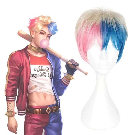 Buy Male Harley Quinn Cosplay Suicide Squad Harleen