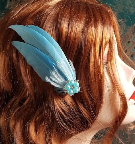 Feather Hair Clips Feather Hair Accessories Feather Planet
