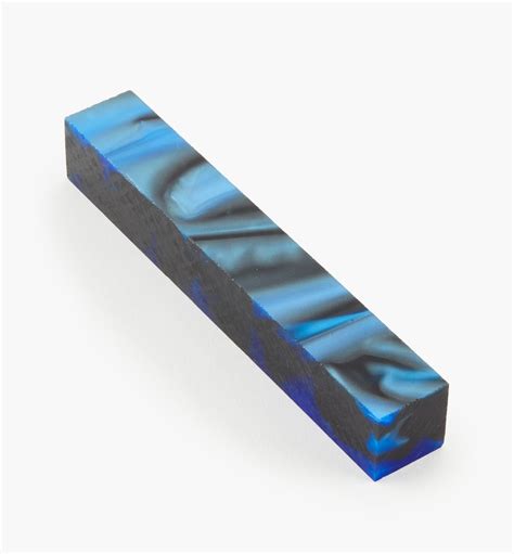 Blue And Black Acrylic Acetate Pen Blank Lee Valley Tools
