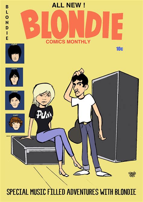 Faux Blondie Comics Cover Featuring Blondie The Band Beatles Birthday