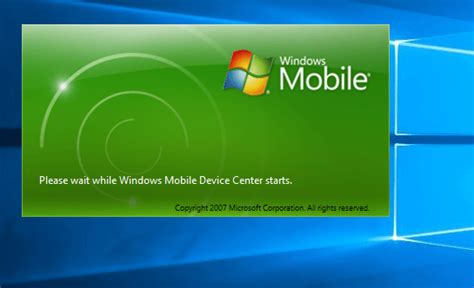 Windows Mobile Device Center Windows 10 64 Bit не запускается