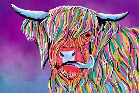 Highland Cow Print Highland Cattle Wall Art Highland Cows Etsy