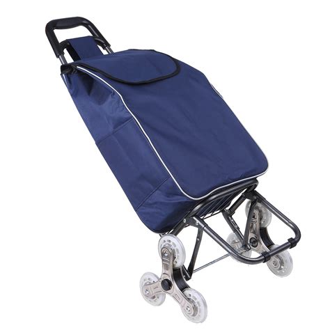 Shopping Trolley Cart Foldable Shopping Bag Cart Portable Folding