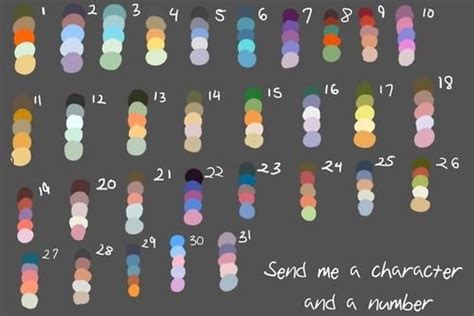 This color schemes guide includes from the most basic to the most advanced color scheme techniques. color palette challenge | Tumblr | Drawing Challenge ...