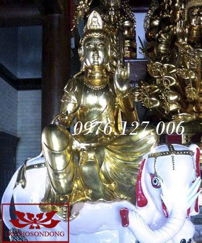 Tượng phổ hiền bồ tát 05 - Đồ thờ Sơn Đồng